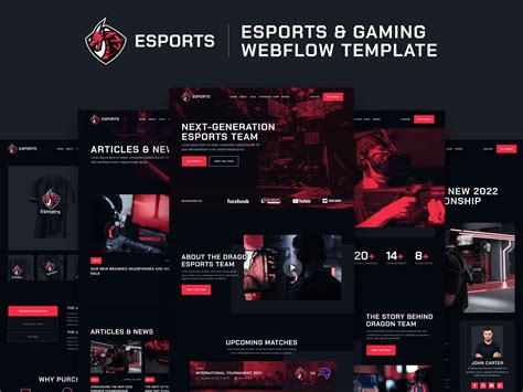 esports website template